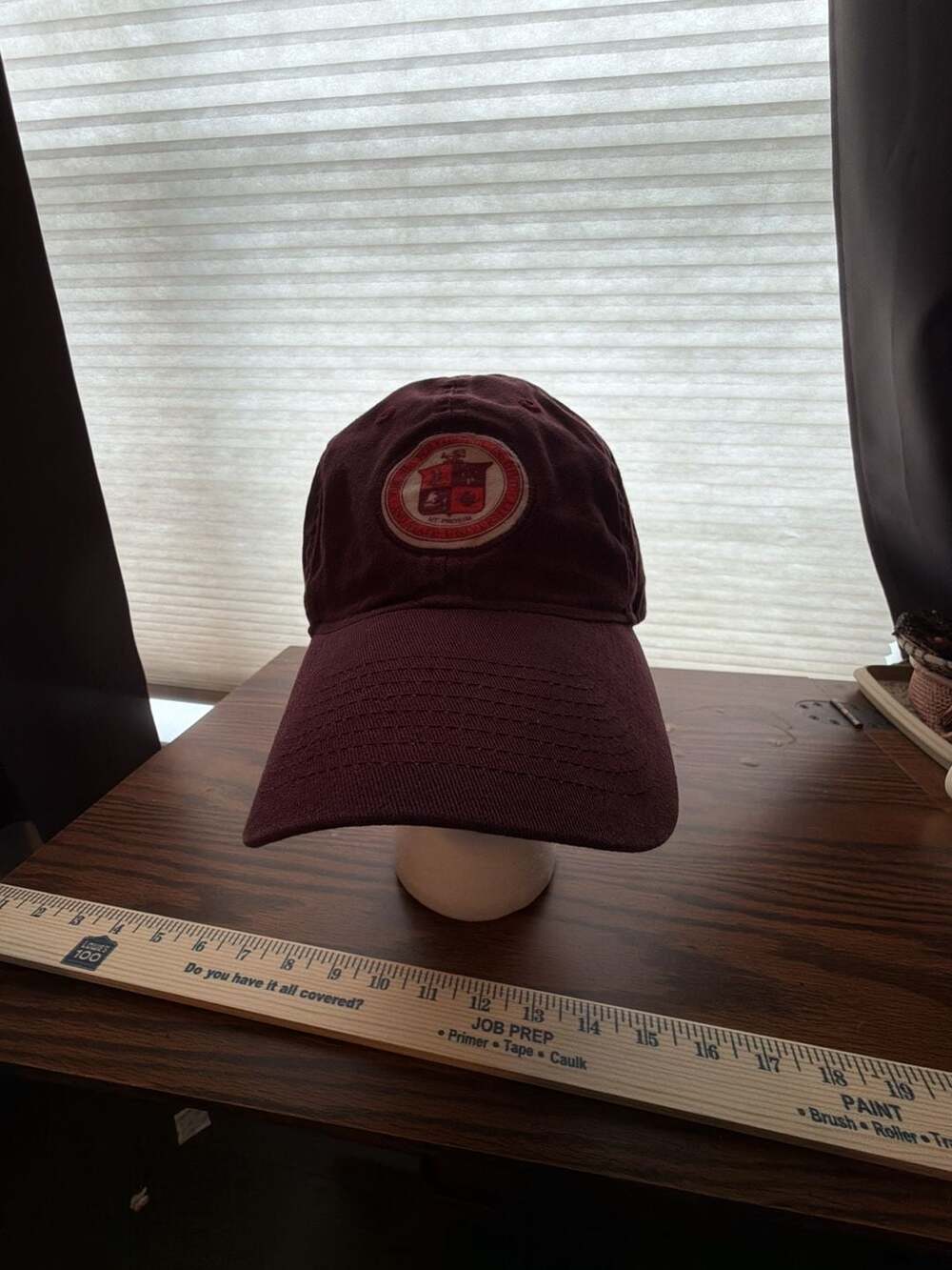 Legacy Maroon Collegiate University Prep Patch Dad Hat Adjustable Baseball Cap